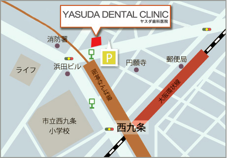 ヤスダ歯科地図